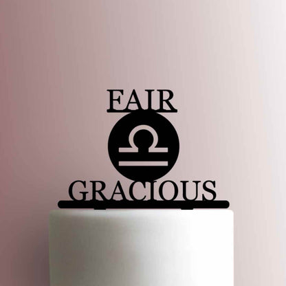 Zodiac ? Libra Characteristics - Acrylic Cake Topper