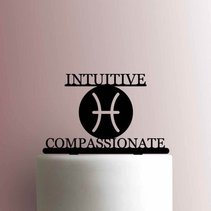 Zodiac ? Pisces Characteristics - Acrylic Cake Topper