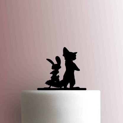 Zootopia ? Nick and Judy - Acrylic Cake Topper