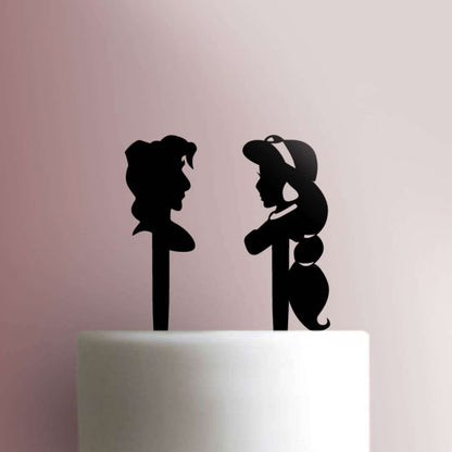 Jasmine and Aladdin - Acrylic Cake Topper