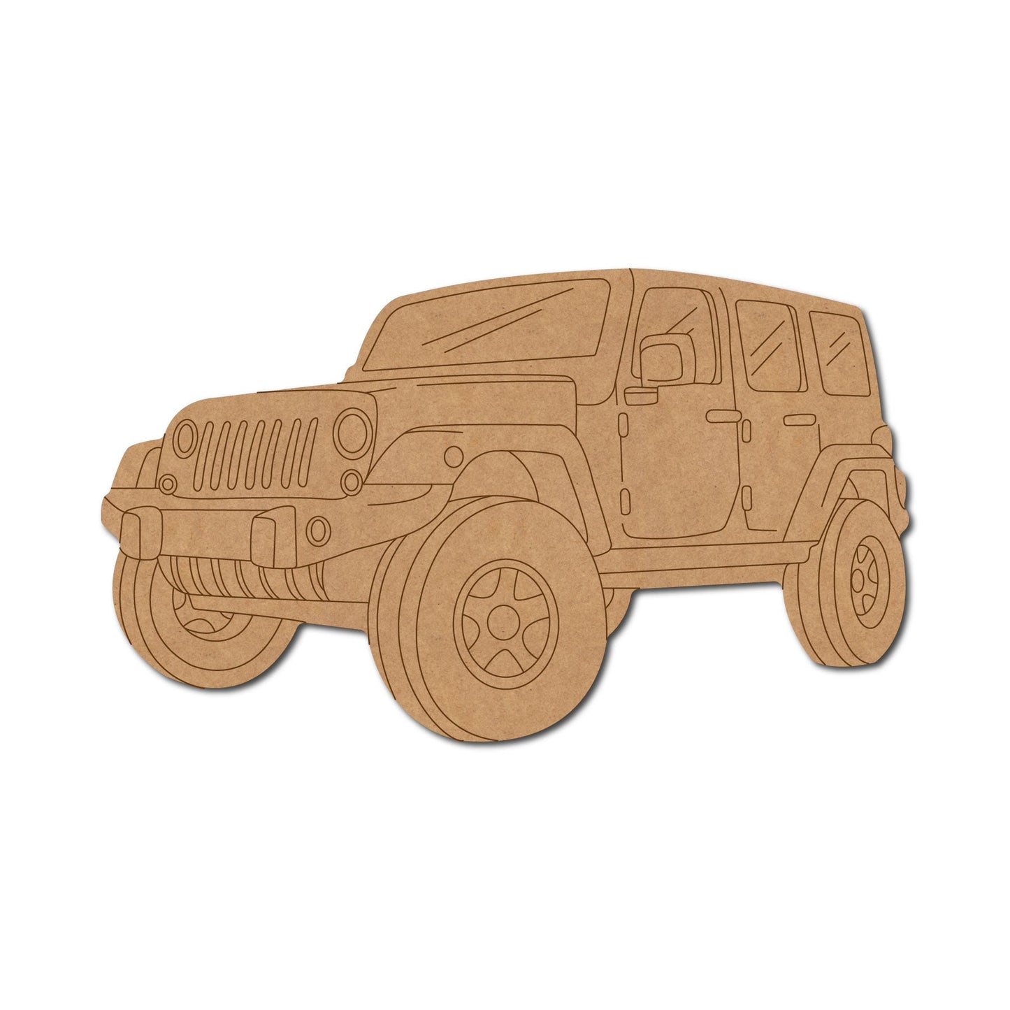 Jeep Car Pre Marked Shape 1