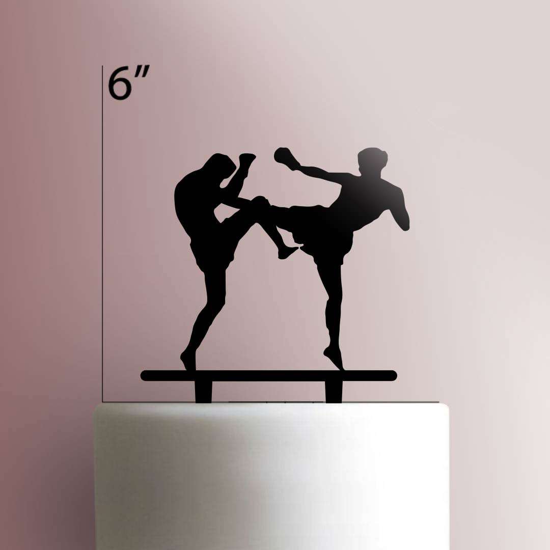 Kickboxing - Acrylic Cake Topper
