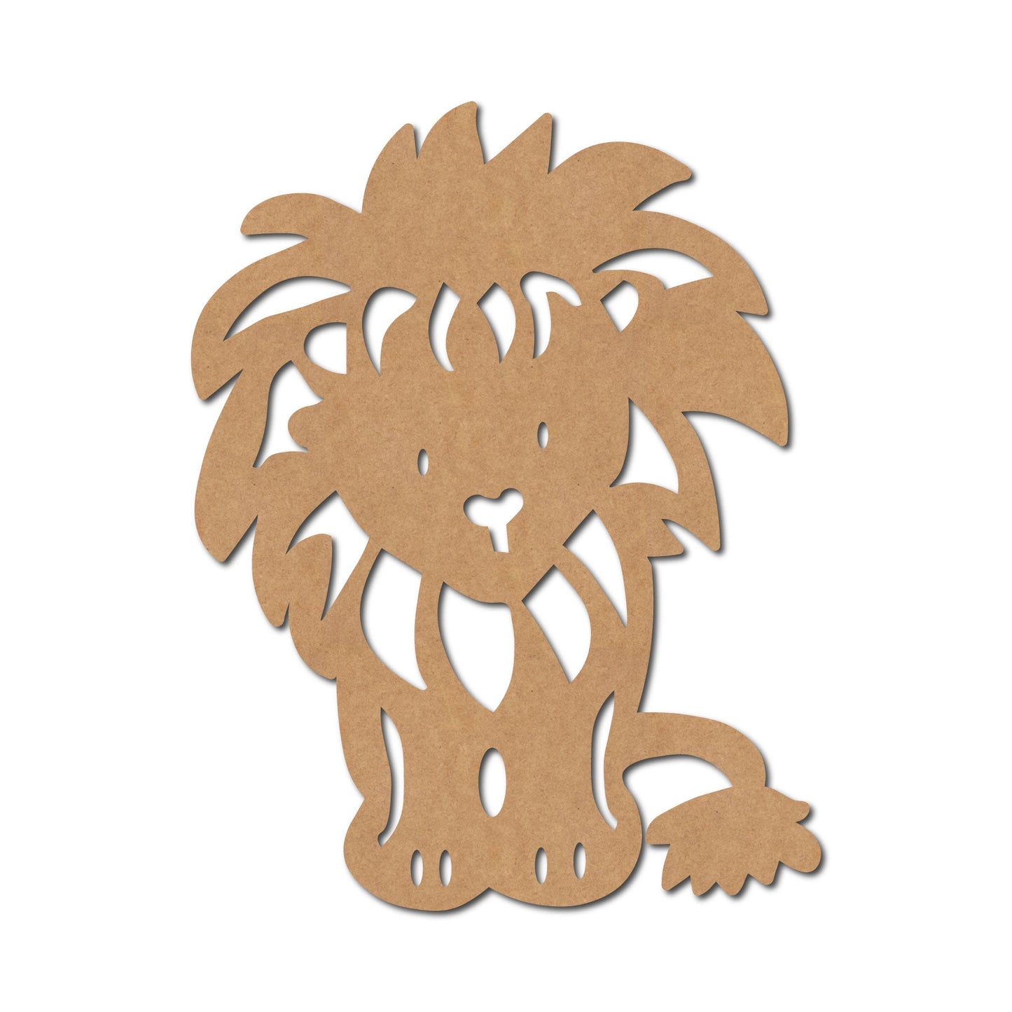Lion Cutout Design 1