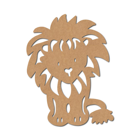 Lion Cutout Design 1