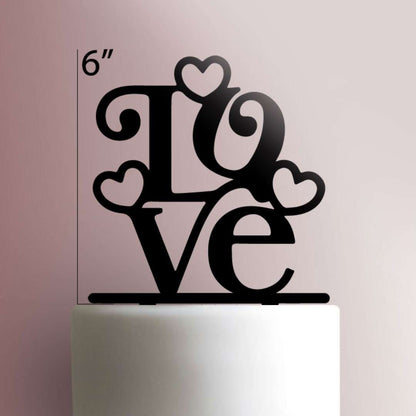 Love - Acrylic Cake Topper