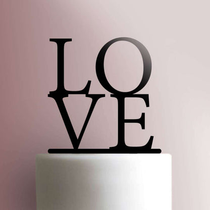 Love - Acrylic Cake Topper