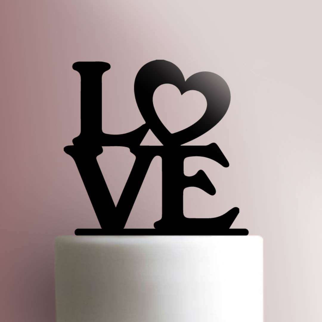 Love - Acrylic Cake Topper