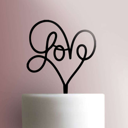 Love - Acrylic Cake Topper