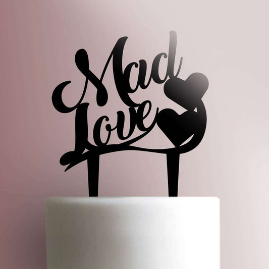 Mad Love - Acrylic Cake Topper