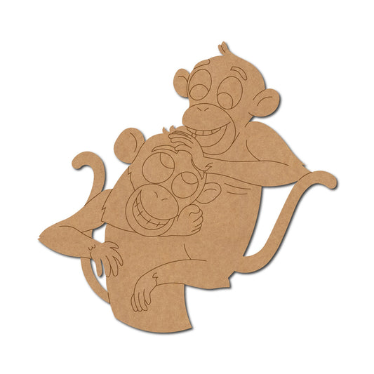Monkeys Playing Pre Marked Design 1