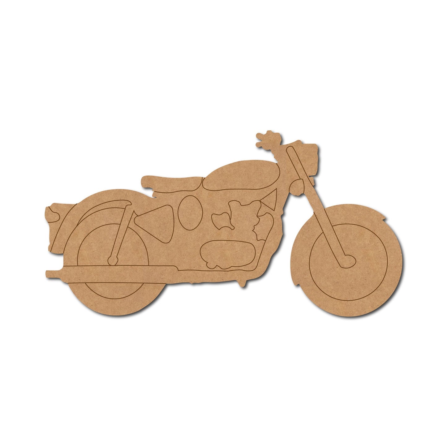 Motorcycle Pre Marked Shape 1