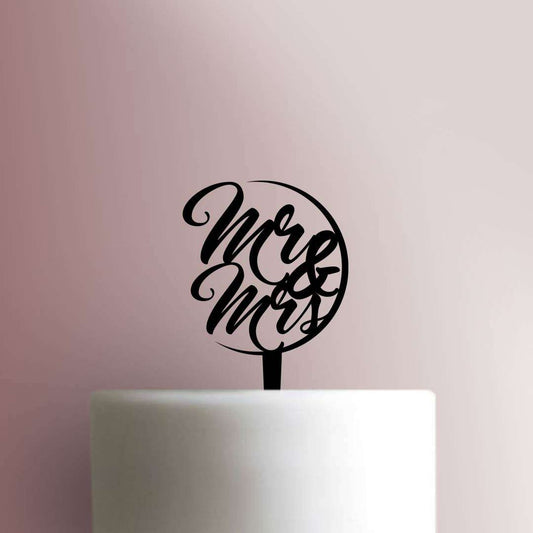 Mr. and Mrs. - Acrylic Cake Topper