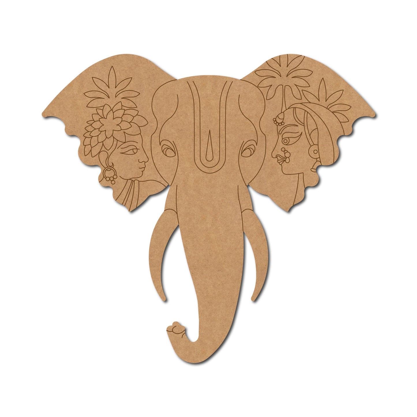 Mughal Elephant Pre Marked Base Design 1