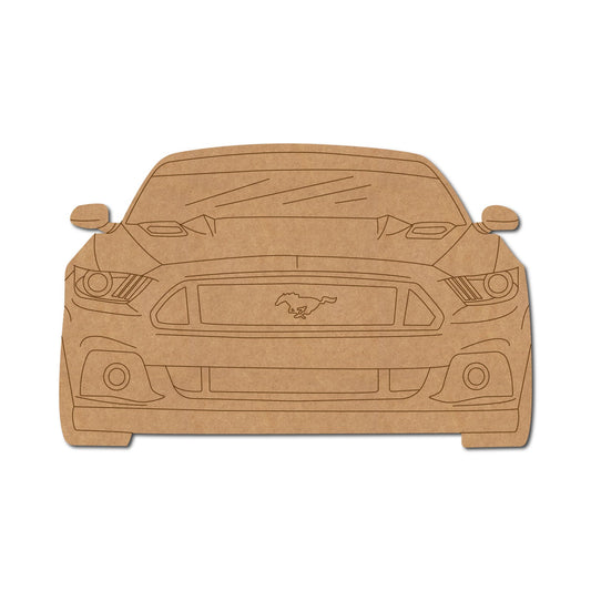 Mustang Car Pre Marked Shape 1