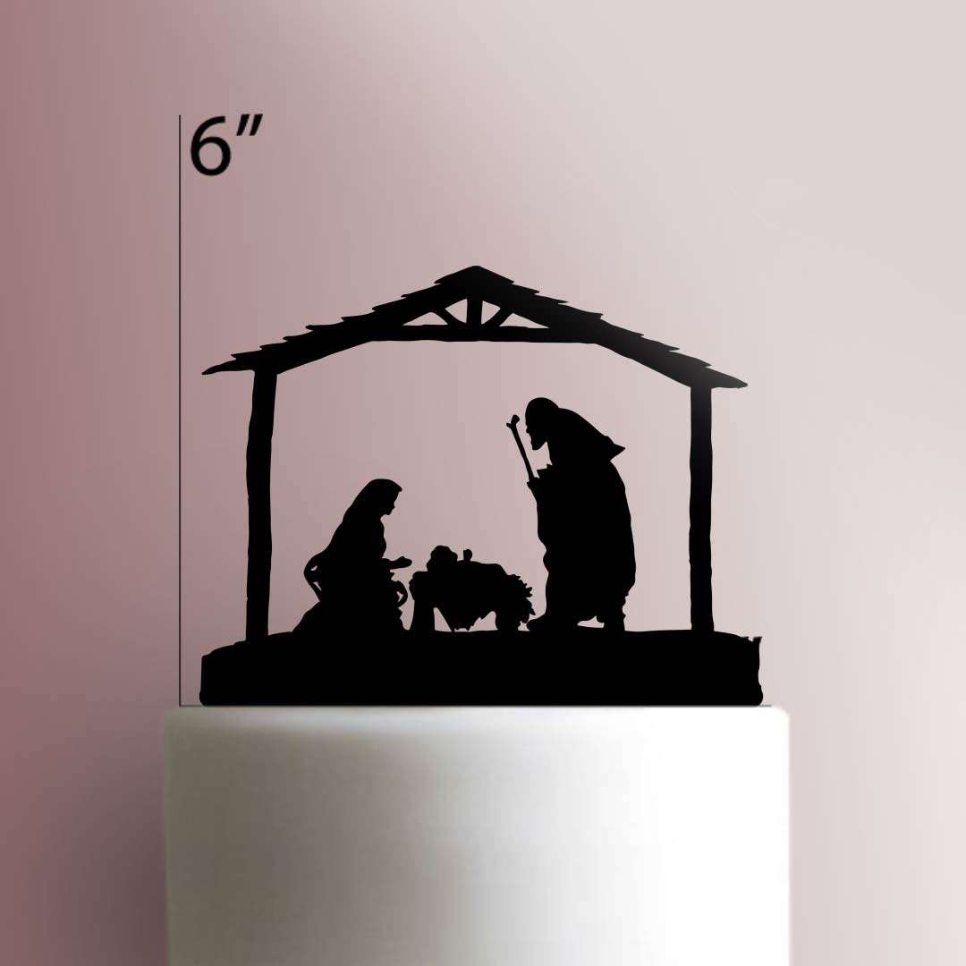 Nativity - Acrylic Cake Topper