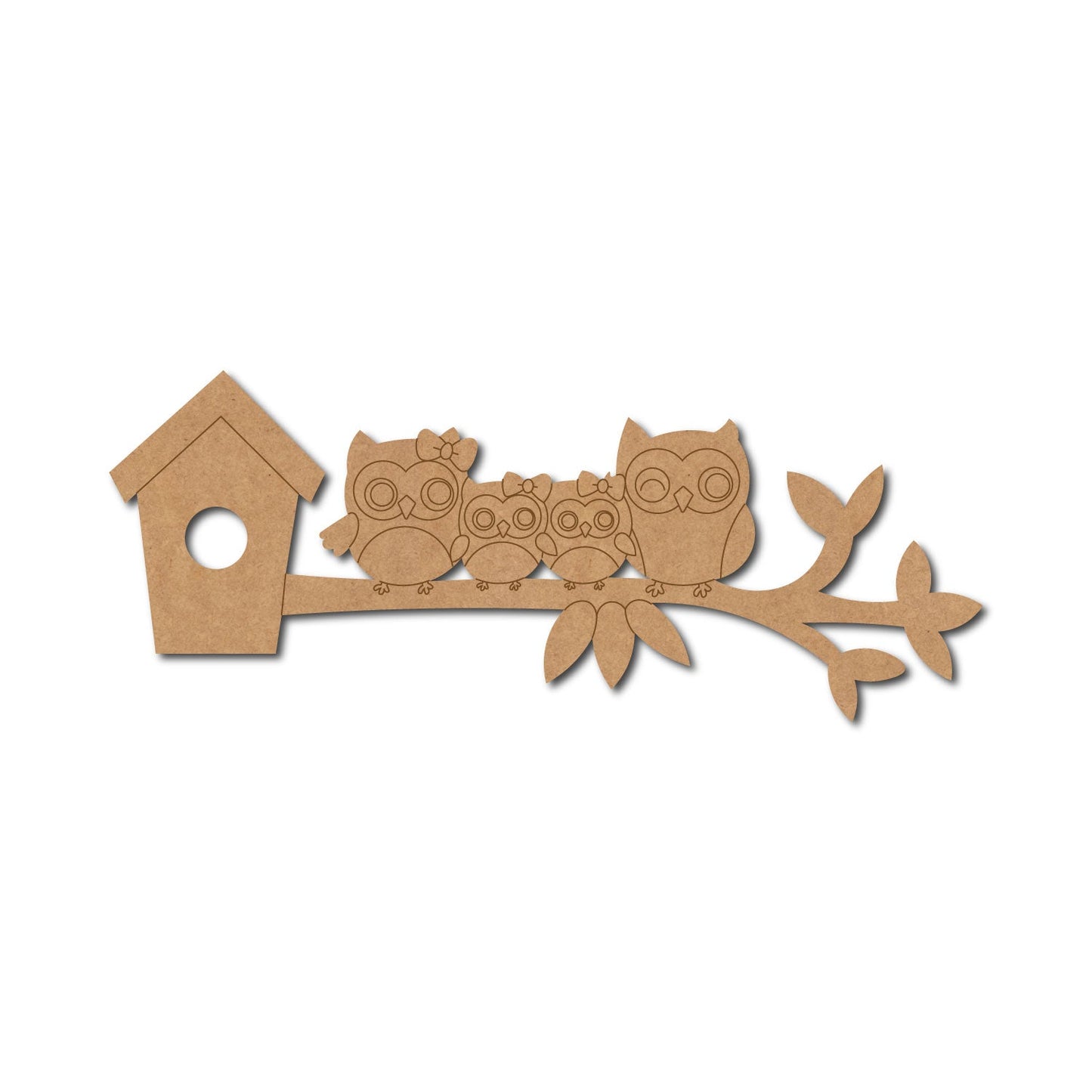 Owls Nameplate Pre Marked Design 2