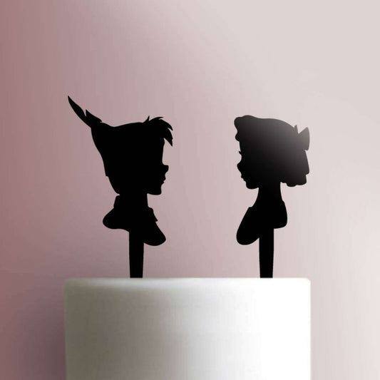 Peter Pan and Wendy- Acrylic Cake Topper