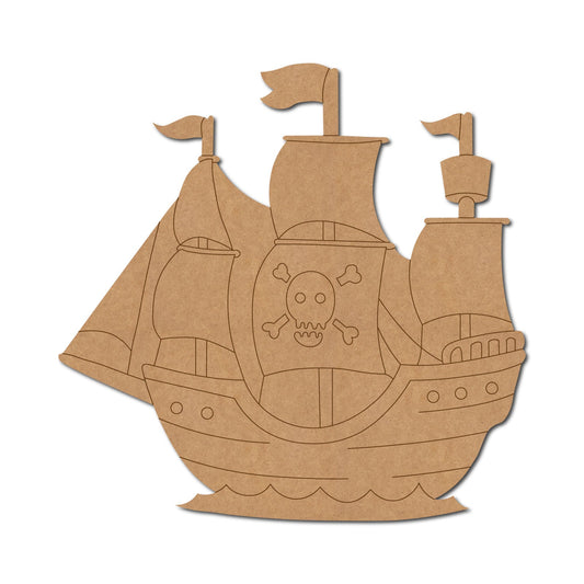 Pirate Ship Pre Marked Shape 1