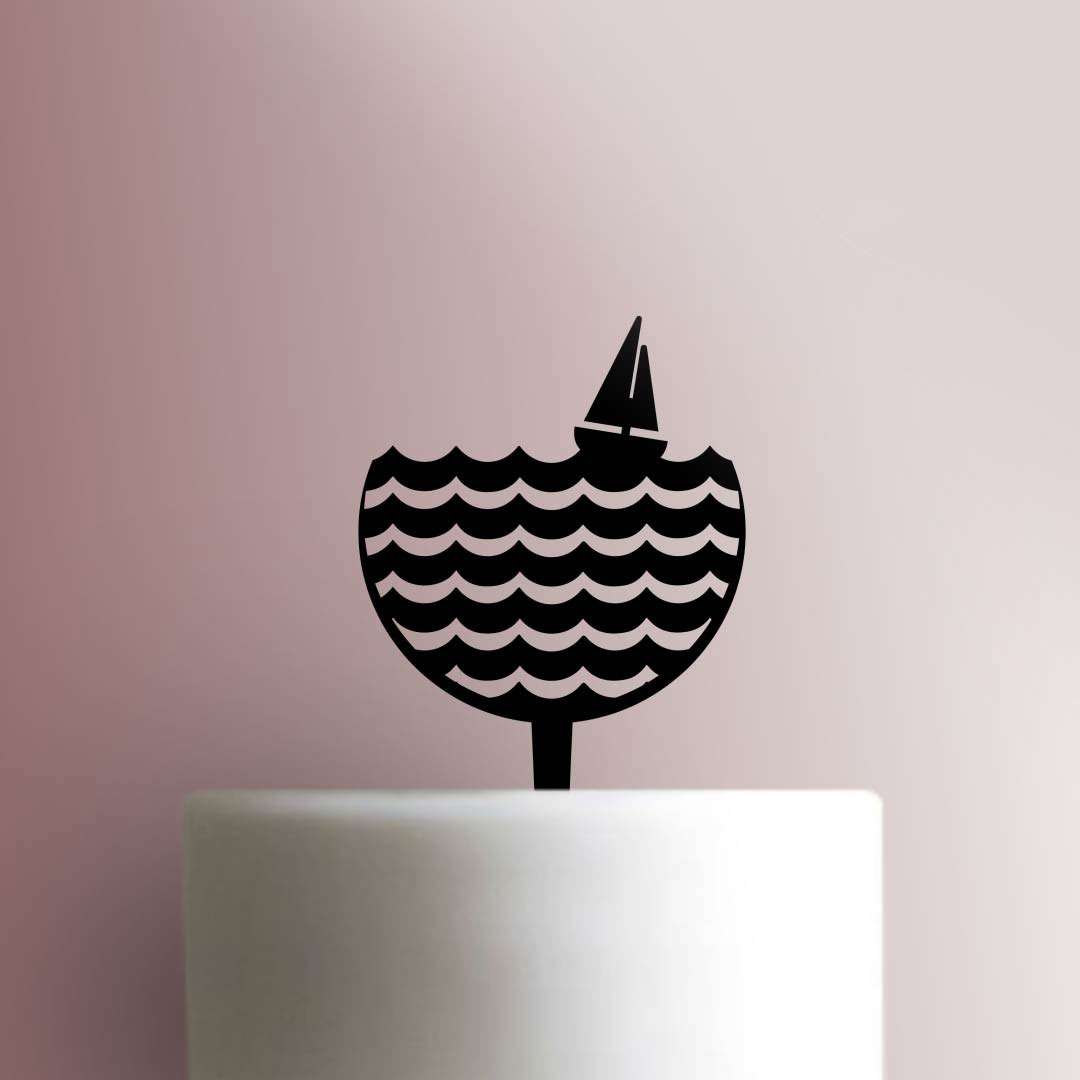 Sail - Acrylic Cake Topper