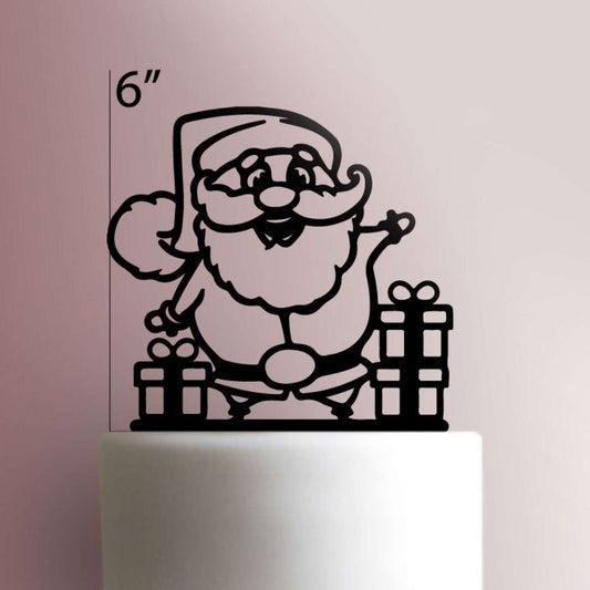 Christmas ? Santa - Acrylic Cake Topper
