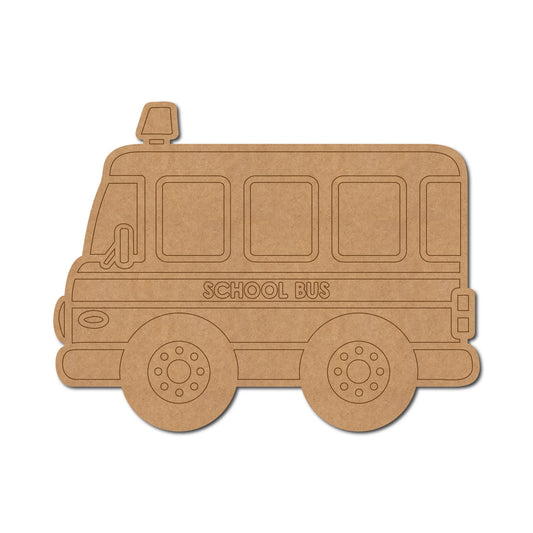 School Bus Pre Marked Shape 1