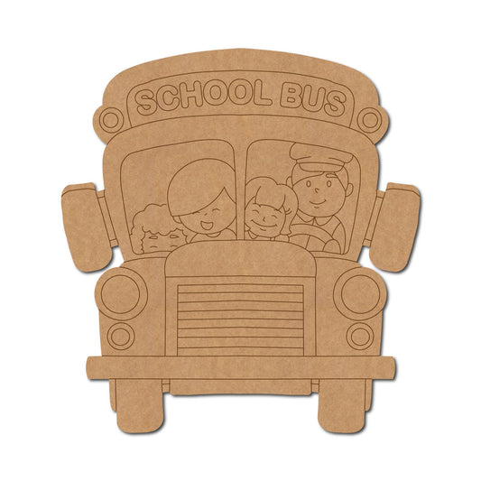 School Bus Pre Marked Shape 3