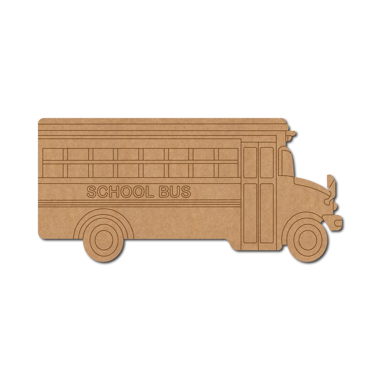 School Bus Pre Marked Shape 4