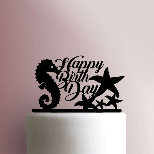 Sea Happy Birthday - Acrylic Cake Topper