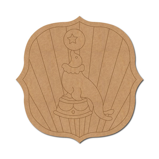 Seal In Carnival Circus Pre Marked Design 1