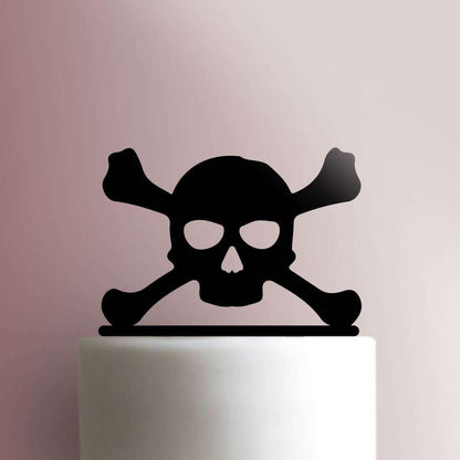 Skull and Crossbones - Acrylic Cake Topper