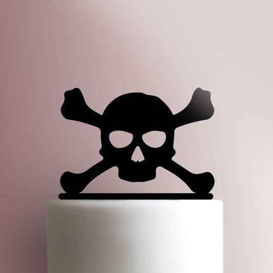 Skull and Crossbones - Acrylic Cake Topper