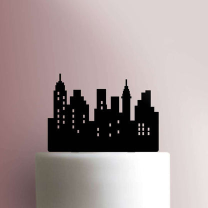 Skyline- Acrylic Cake Topper
