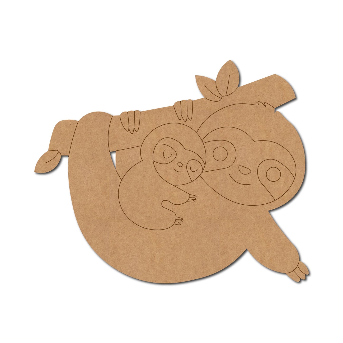 Sloths Hanging Pre Marked Design 2