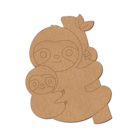 Sloths Hanging Pre Marked Design 3