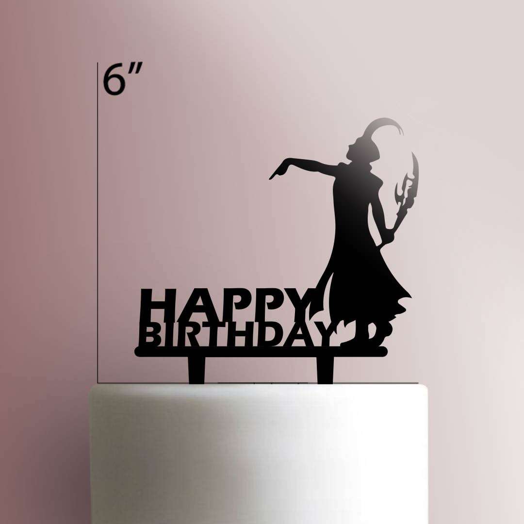 Thor Happy Birthday - Acrylic Cake Topper