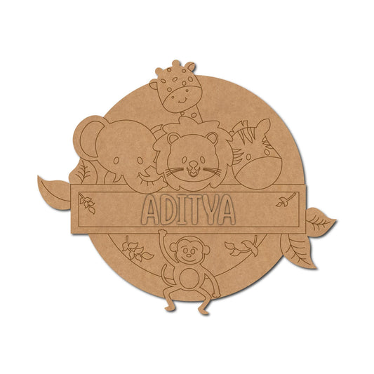 Animals Nameplate Design 7