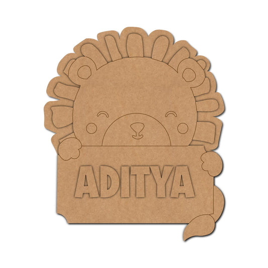 Lion Nameplate Design 1