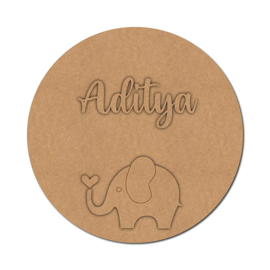Elephant Nameplate Design 1
