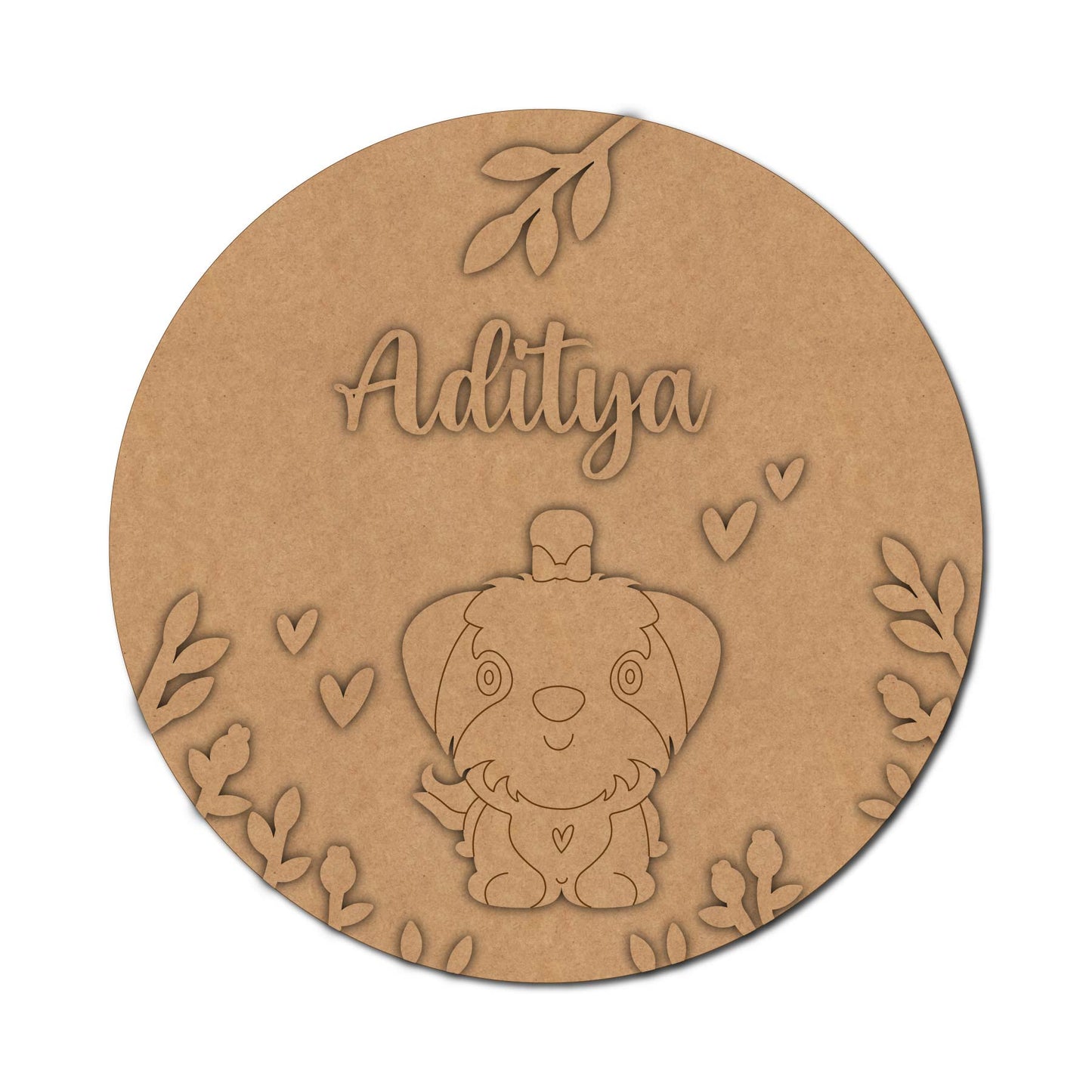Dog Nameplate Design 1