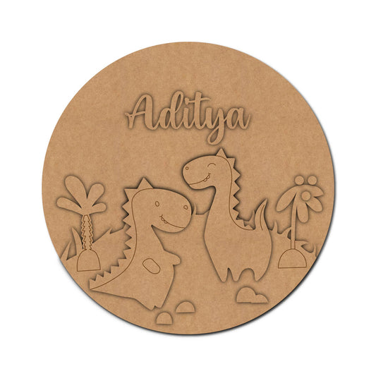 Dinosaur Nameplate Design 1