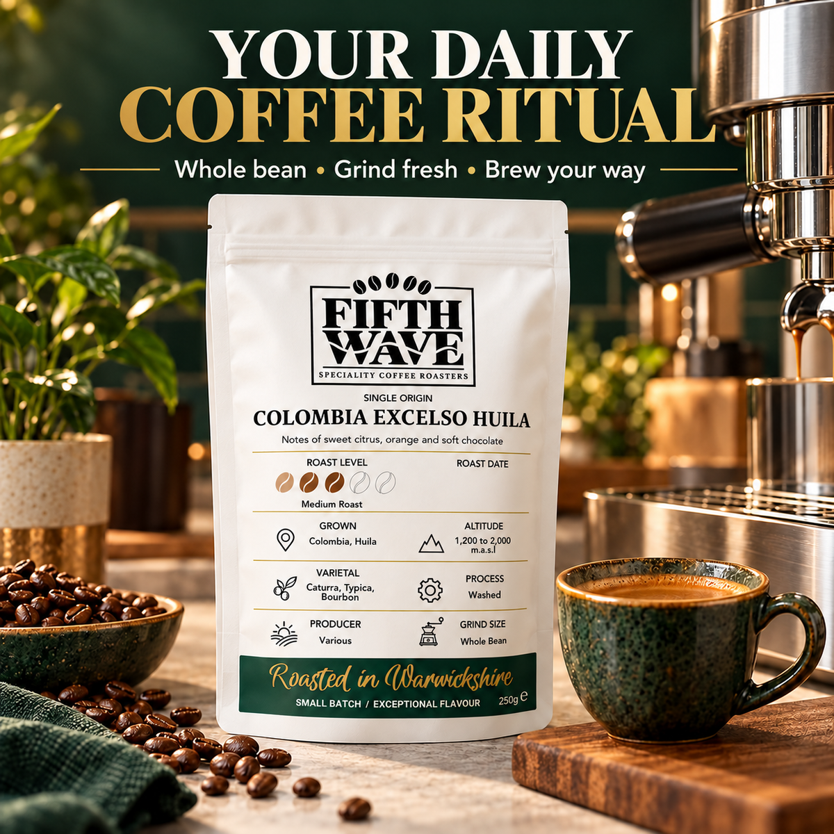 Colombia Excelso Huila - Medium Roast
