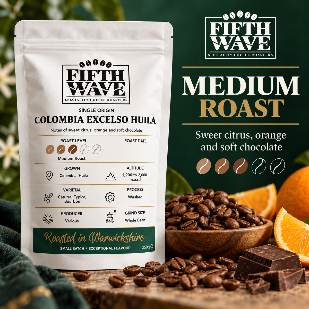 Colombia Excelso Huila - Medium Roast