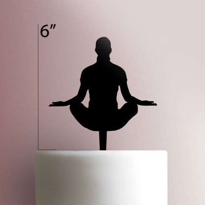 Yoga - Acrylic Cake Topper