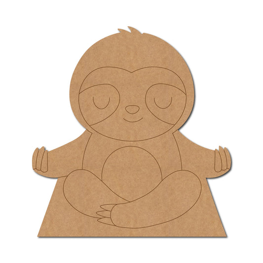 Yoga Sloth Pre Marked Design 1