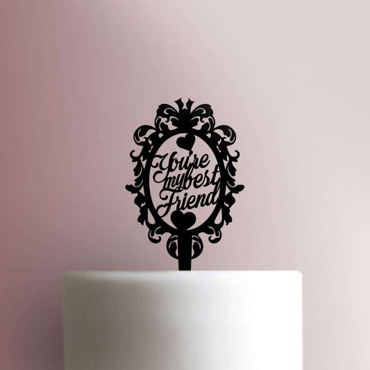 You?re My Best Friend Damask - Acrylic Cake Topper
