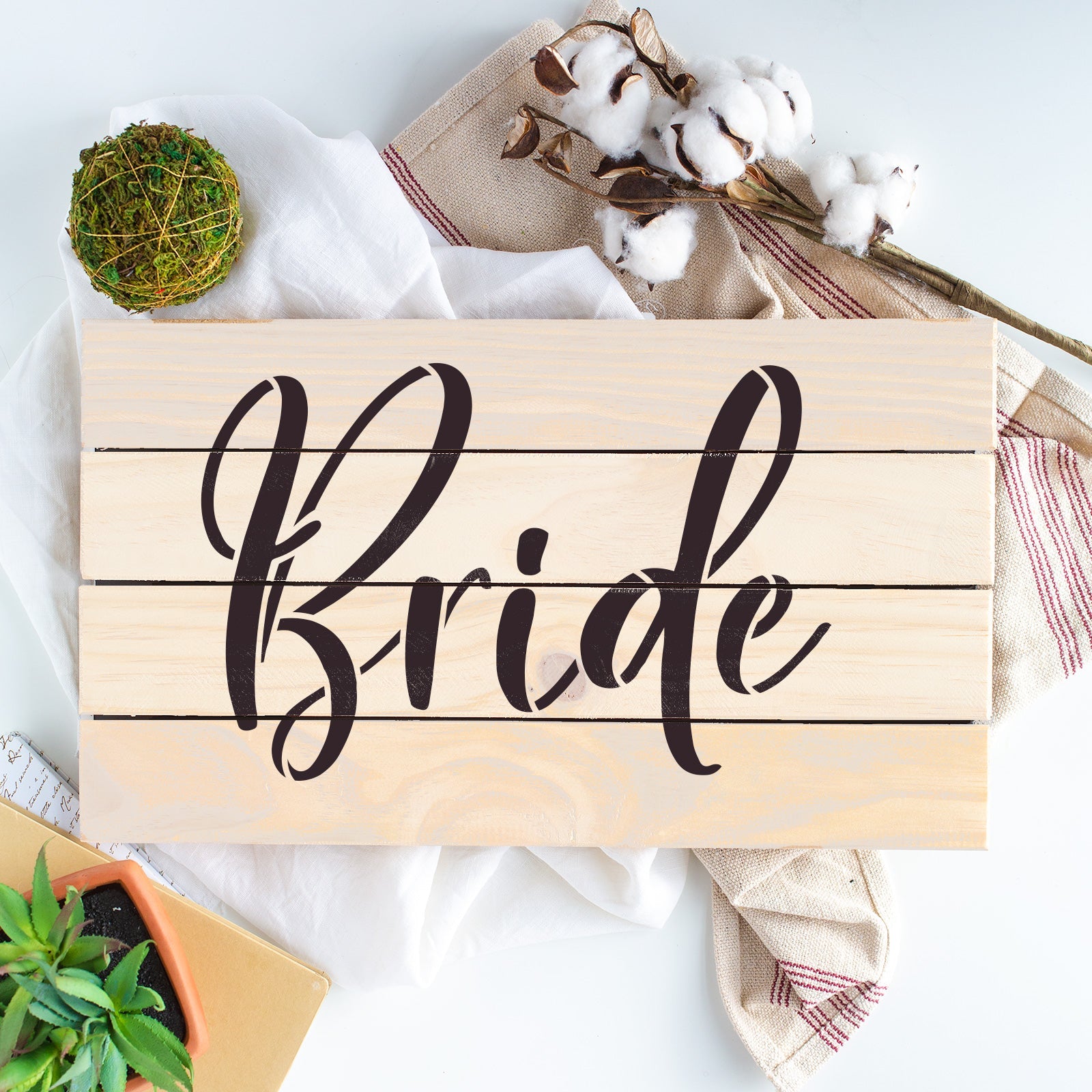 Bride Stencil