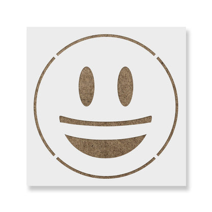 Emoji Grinning Stencil