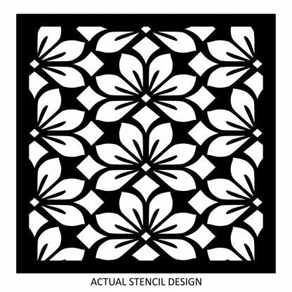 Kailani Floral Allover Stencil