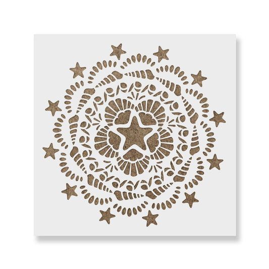 Nautical Mandala Stencil