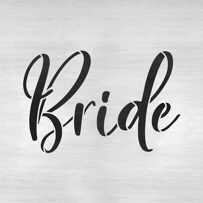 Bride Stencil